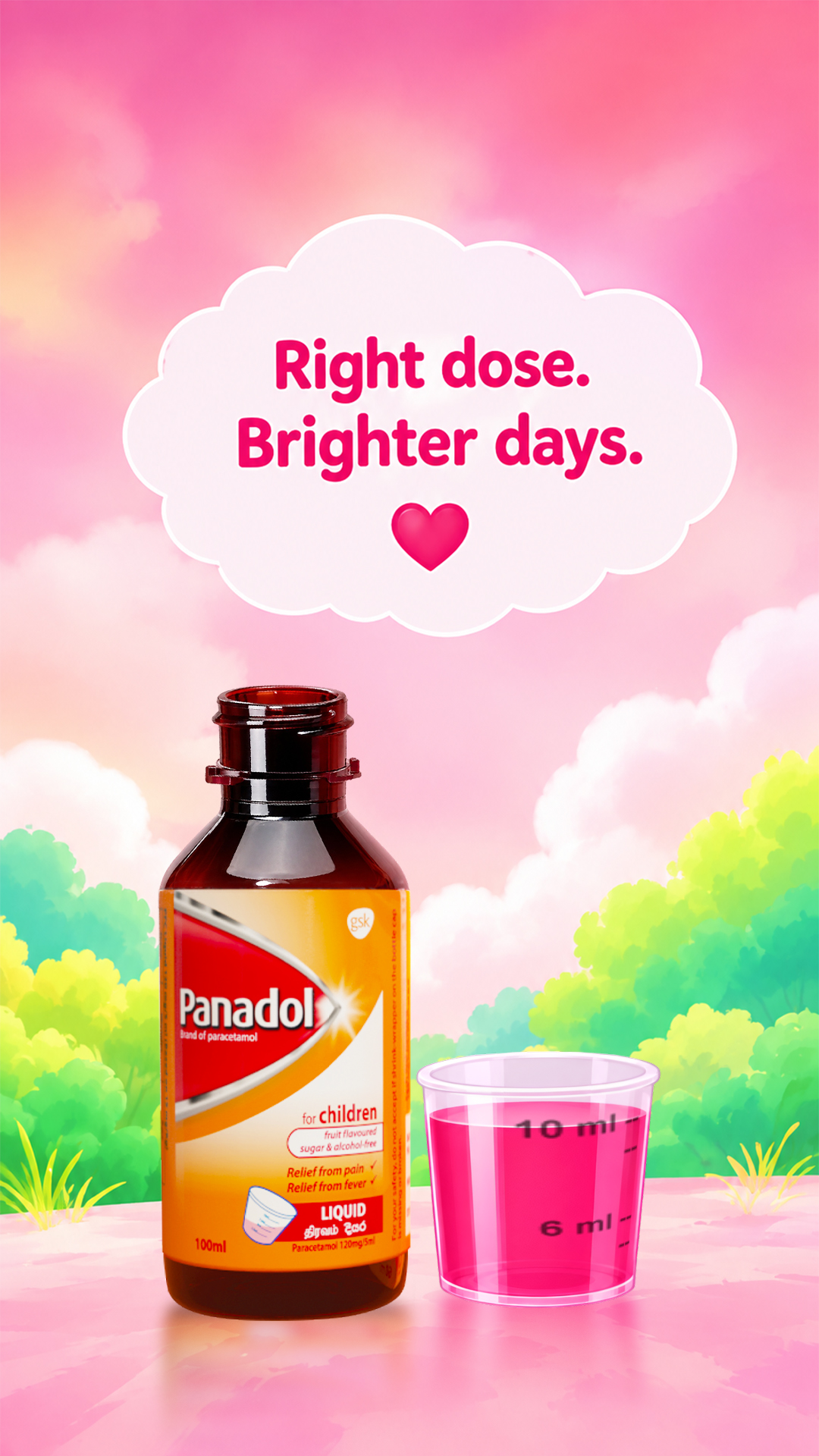 Right dose. Brighter days.